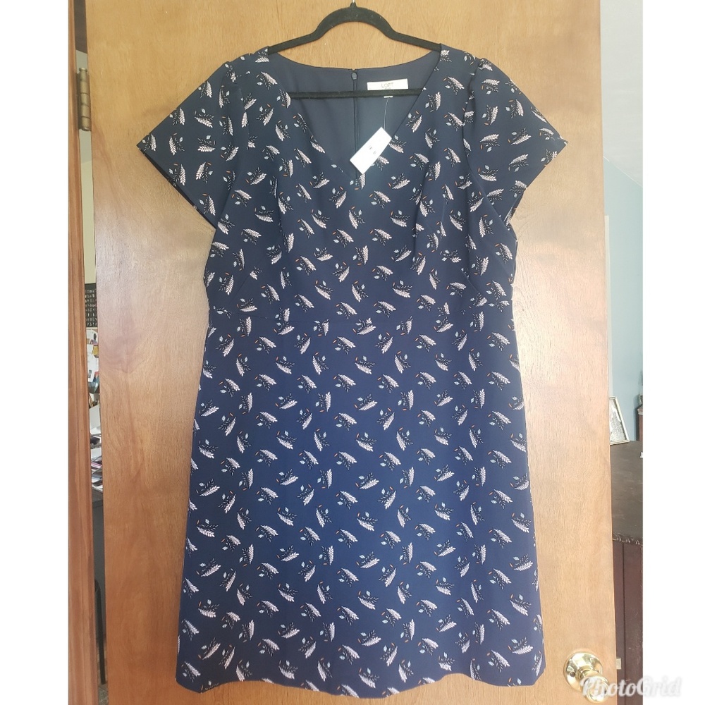 *SUMMER SALE* NWT Loft Plus size 18 navy dress